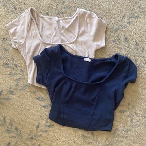 2 for 10 Garage cropped short sleeved